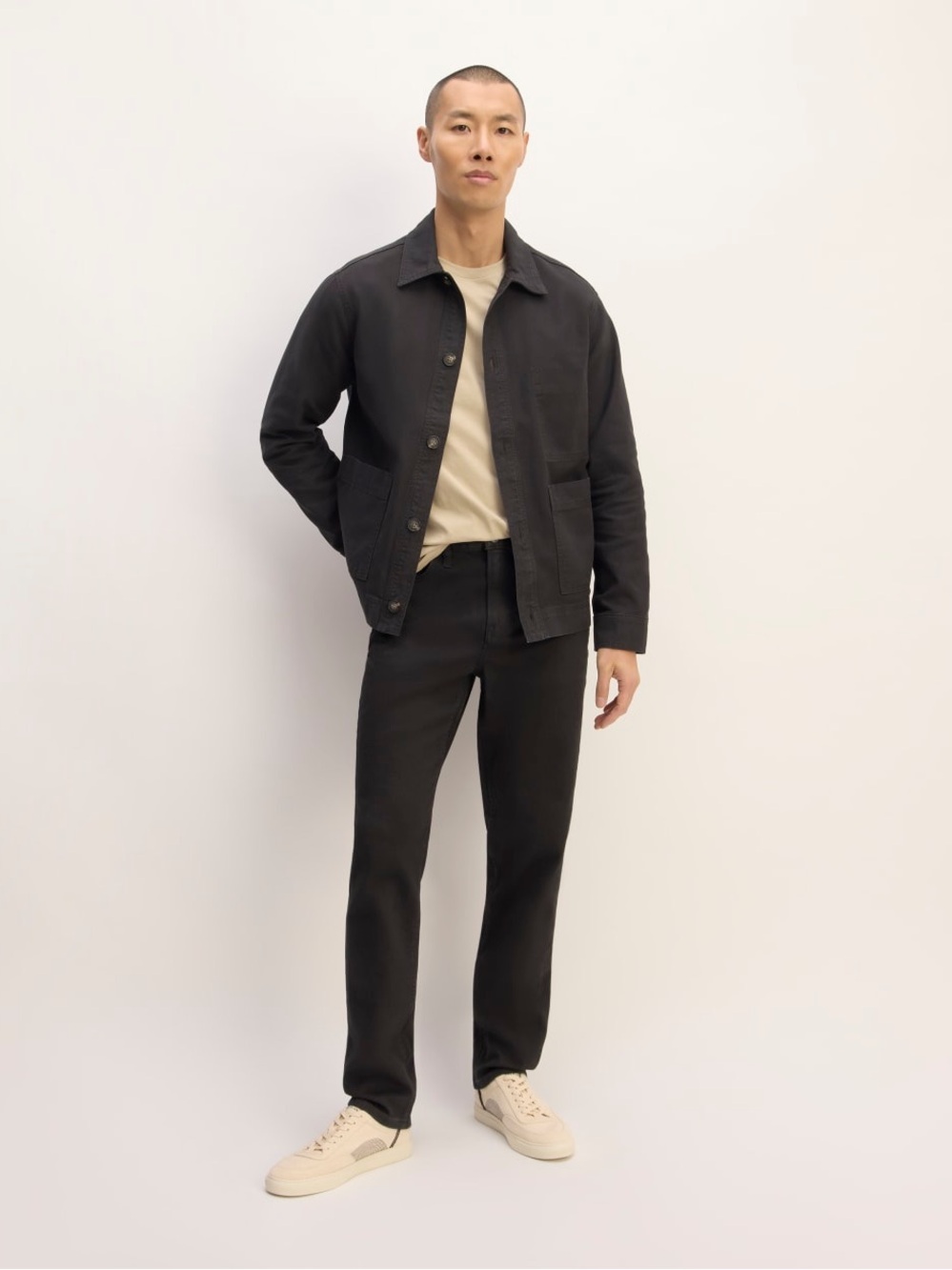 Everlane Mens Straight Leg Jeans Black Size 30x27 Regular